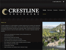 Tablet Screenshot of crestline-eng.com